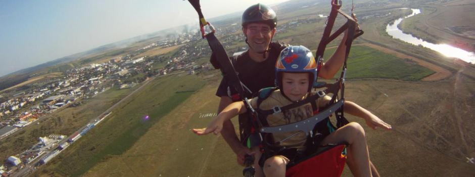 parapanta, tandem, pilot, zbor, Targu-Mures, Mures, scoala, aventura, vis