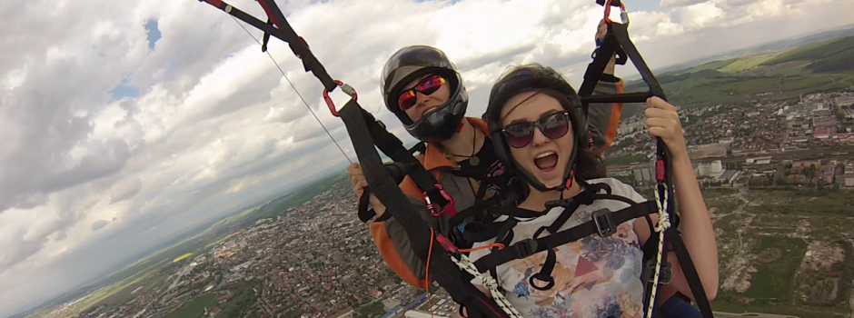 parapanta, tandem, pilot, zbor, Targu-Mures, Mures, scoala